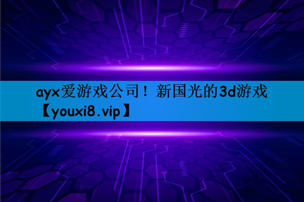 ayx爱游戏公司！新国光的3d游戏