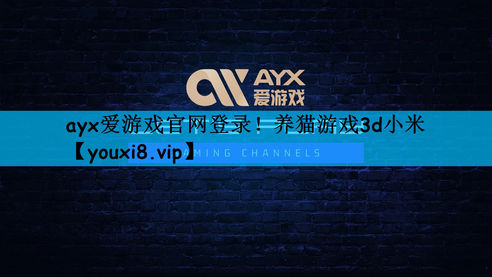 ayx爱游戏官网登录！养猫游戏3d小米